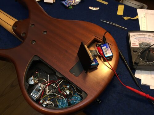 音出しと消費電力のチェック